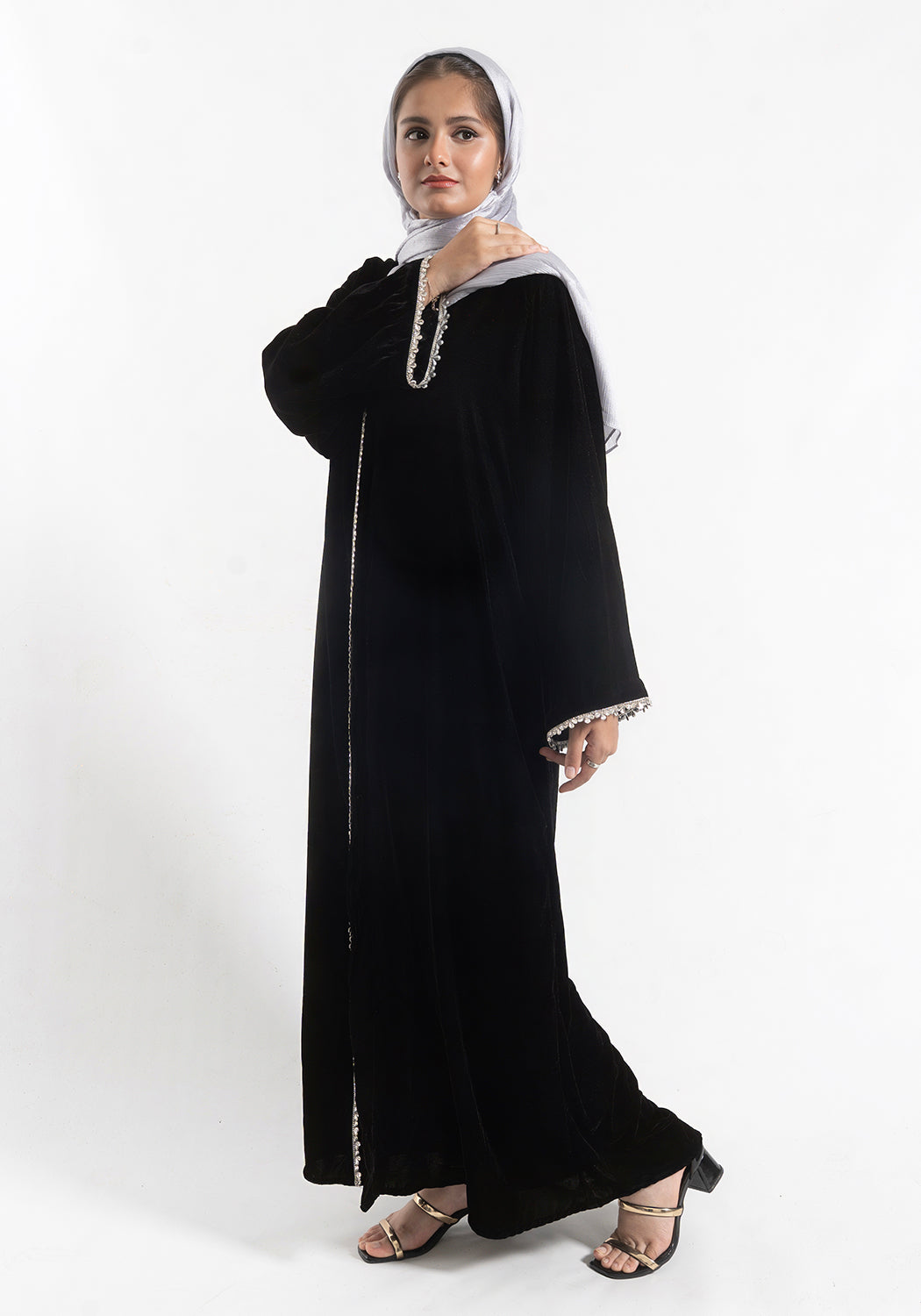 Velvet Abaya - Black