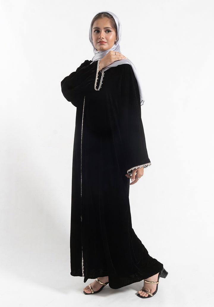 Velvet Abaya - Black