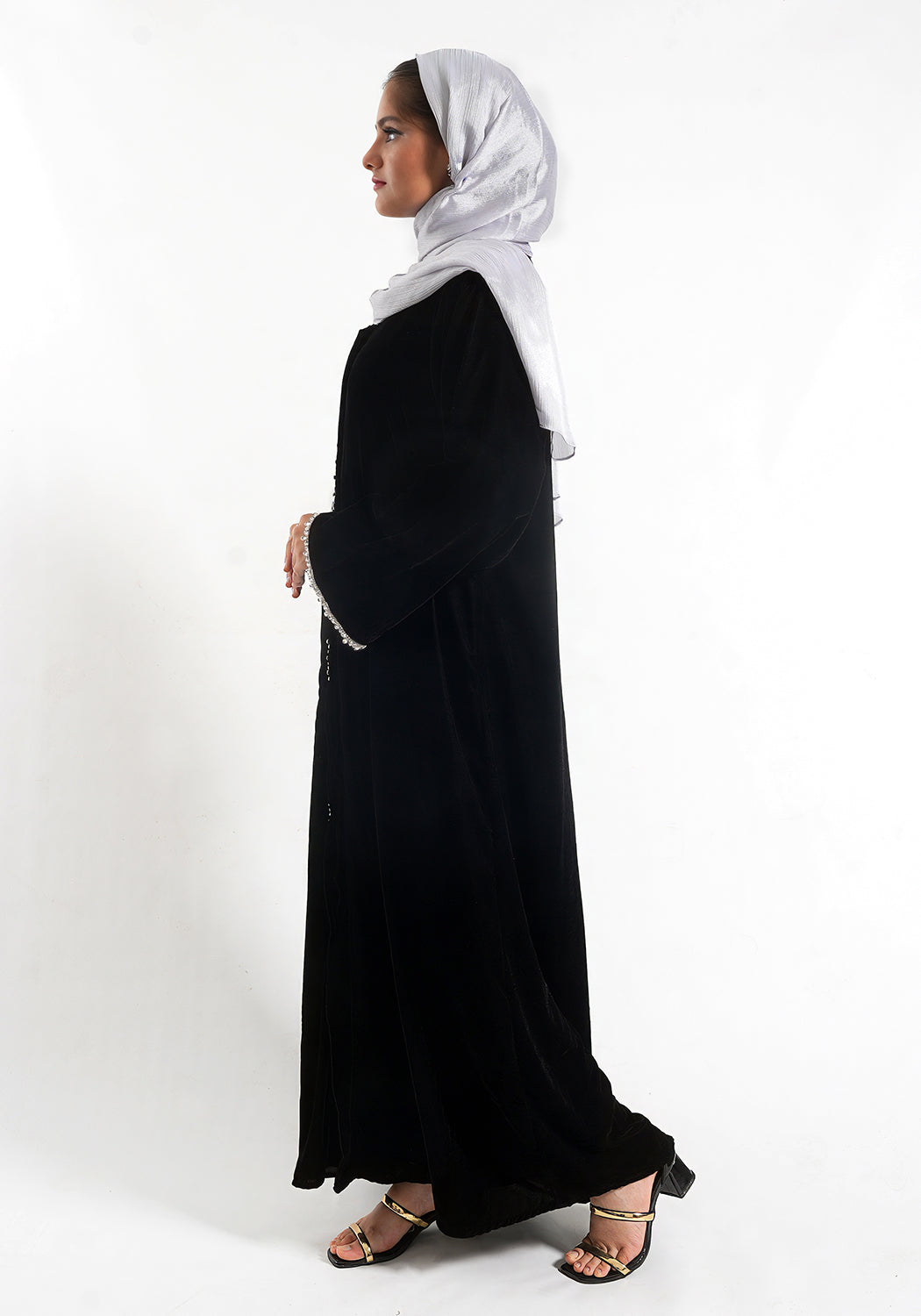 Velvet Abaya - Black