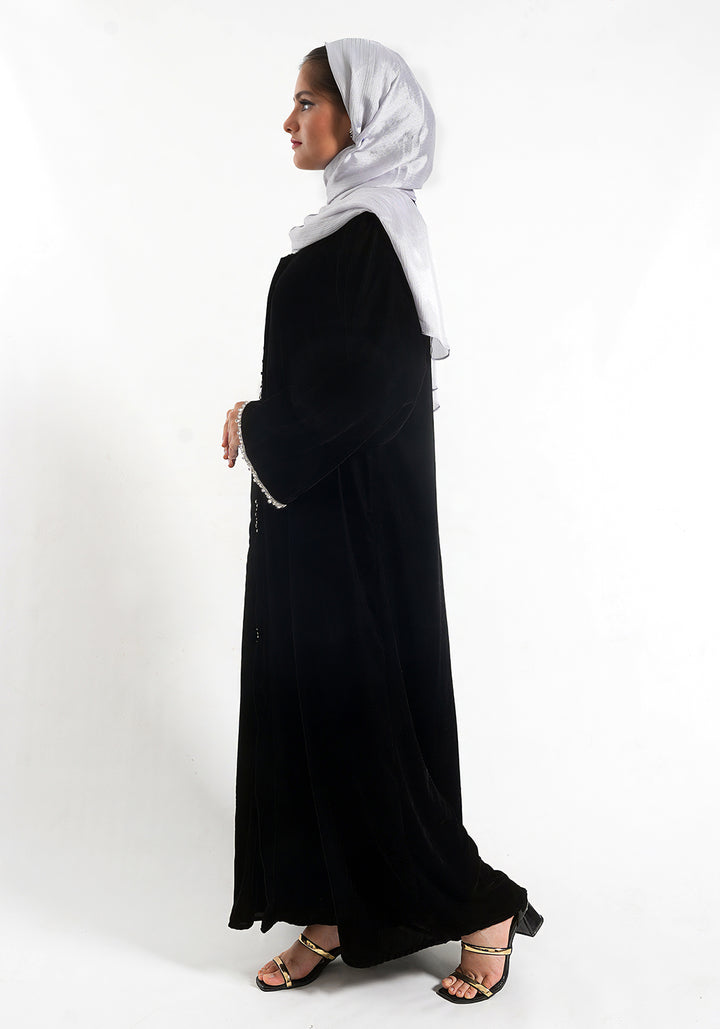 Velvet Abaya - Black