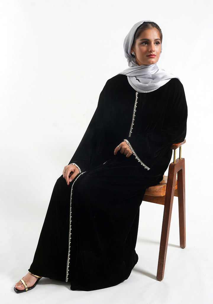 Velvet Abaya - Black