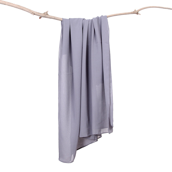 Solid Chiffon Grey