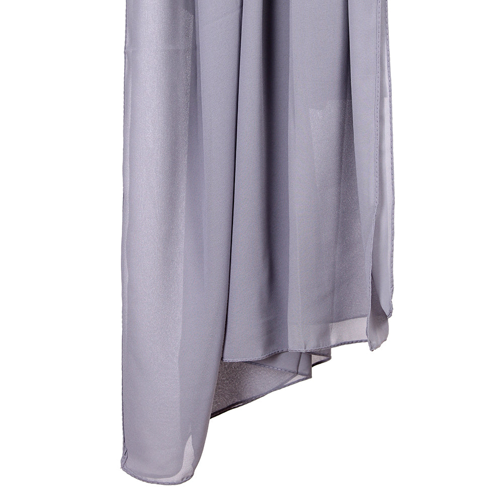 Solid Chiffon Grey