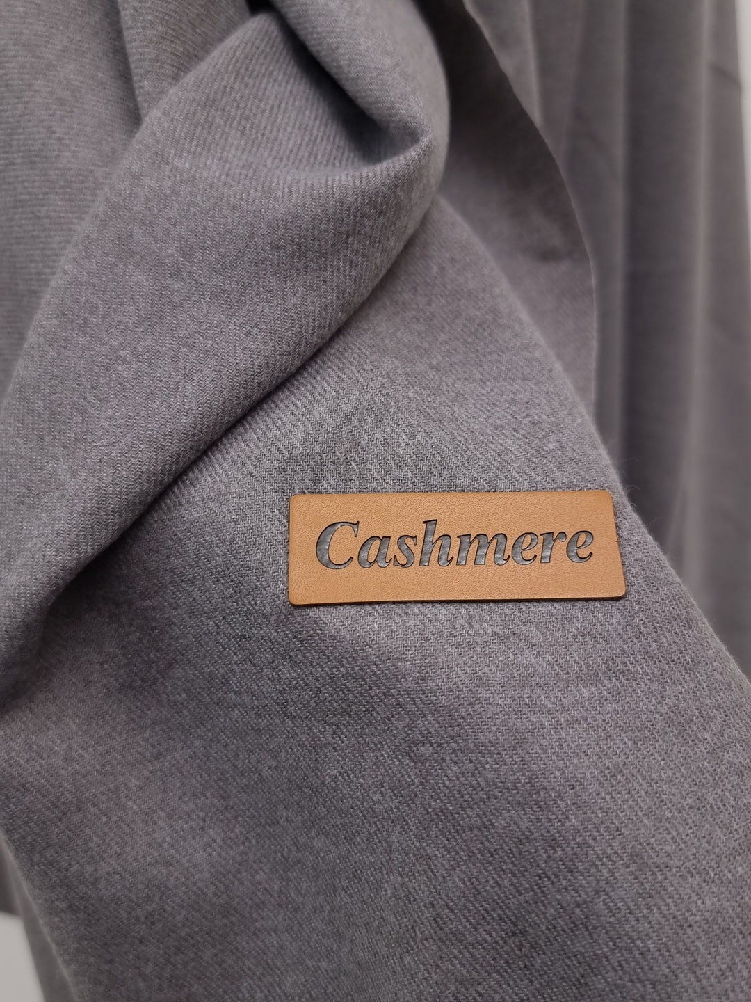 Woolen Cashmere Shawl-Grey