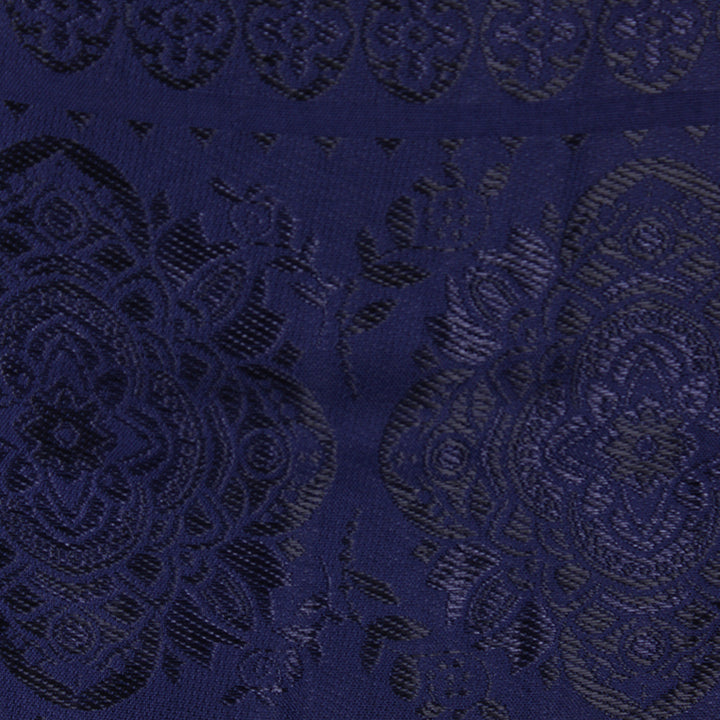Humna Lawn Hijab - Navy Blue