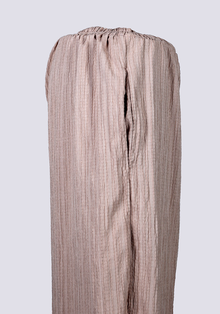 Beige Textured Co-Ord Set