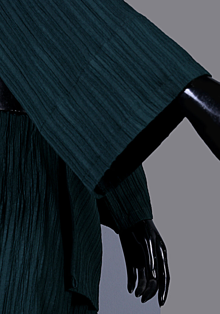 Green Textured Co-Ord Set