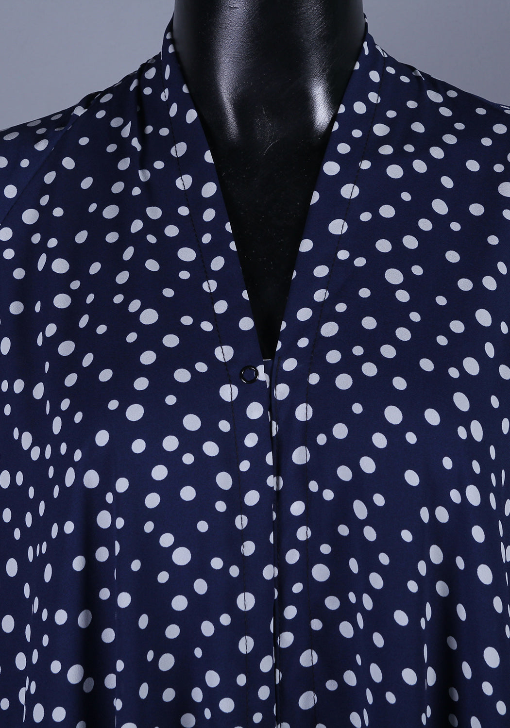 Blue Printed Abaya