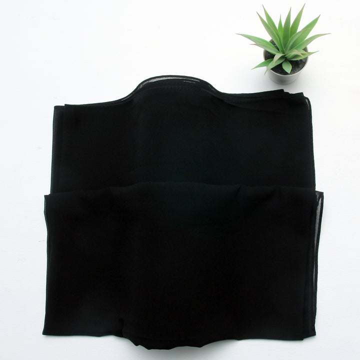 Plain Chiffon - Black