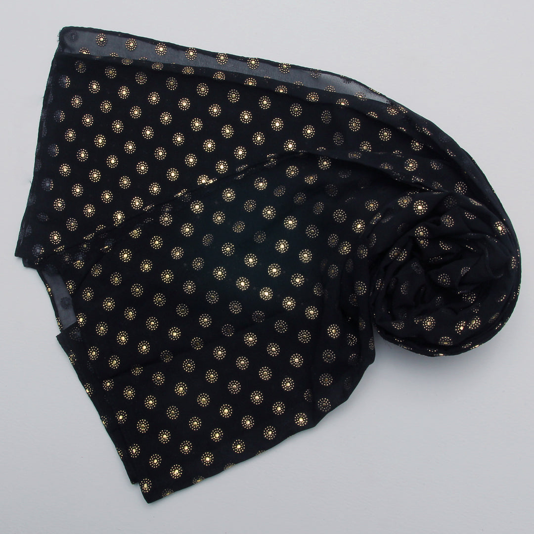 Chiffon Due Drop-Black