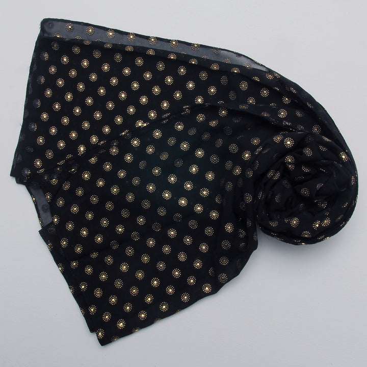 Chiffon Due Drop-Black