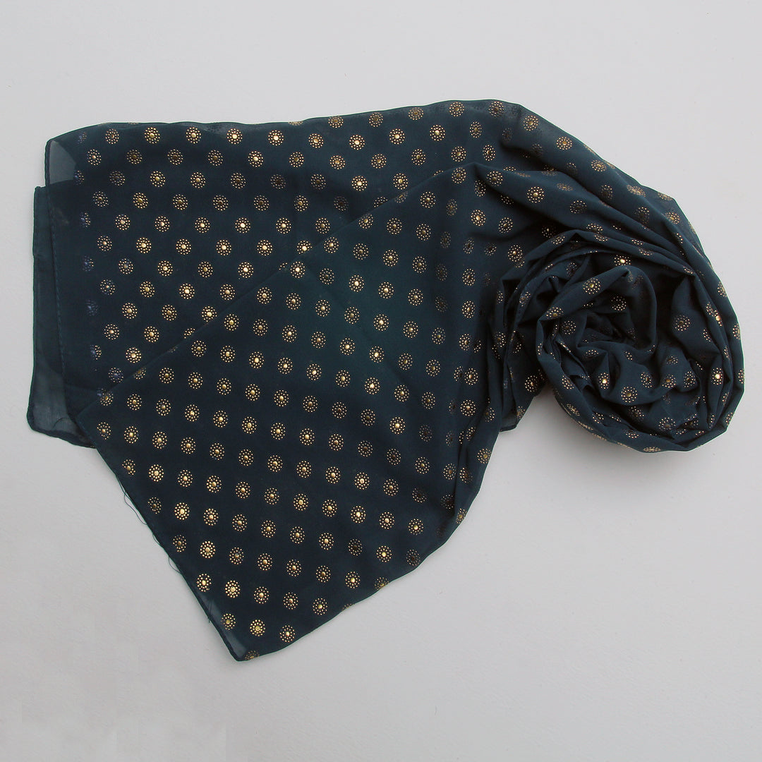 Chiffon Due Drop-Teal