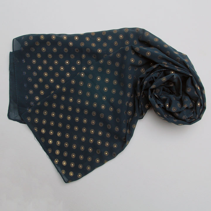 Chiffon Due Drop-Teal