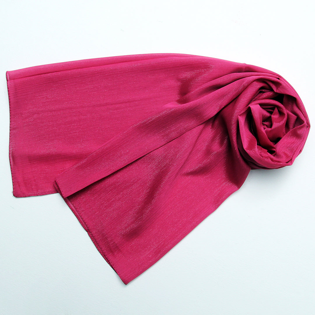 Metallic Chiffon-Pink