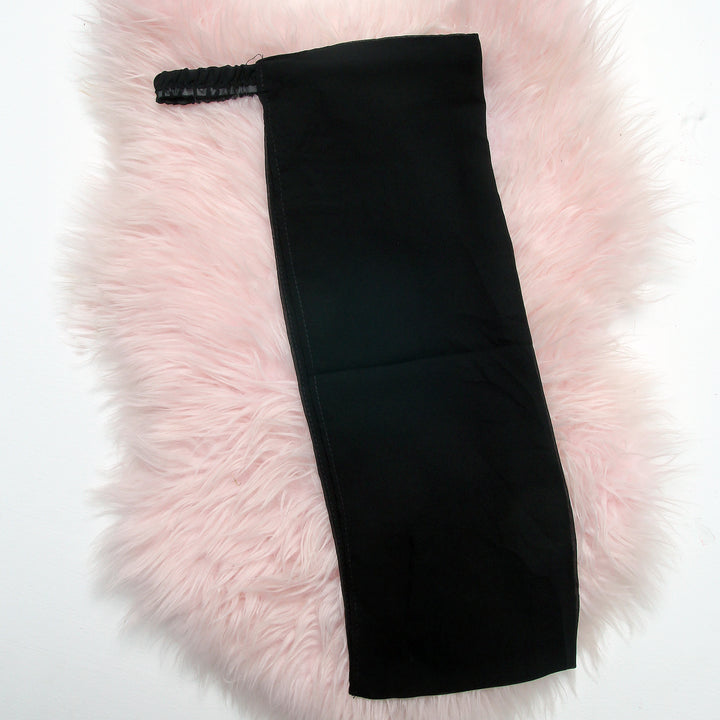 Chiffon Elastic Niqab - Black