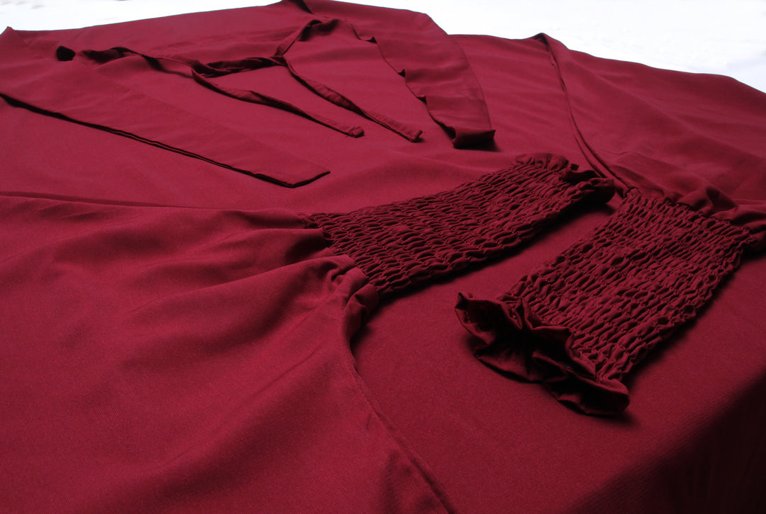 Saudi Jilbab - Maroon
