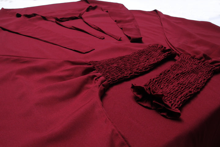 Saudi Jilbab - Maroon