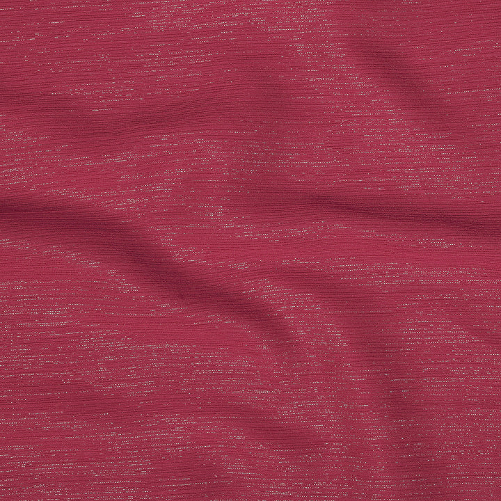 Metallic Chiffon-Maroon