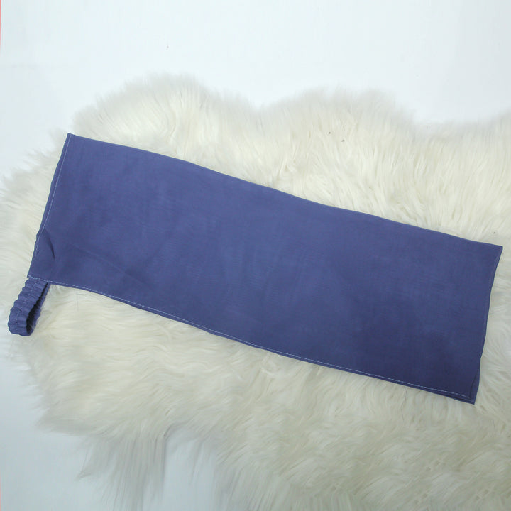 Chiffon Elastic Niqab - Blue