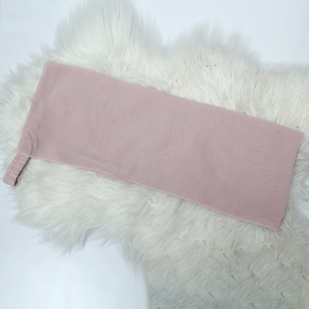 Chiffon Elastic Niqab -  Powder Pink