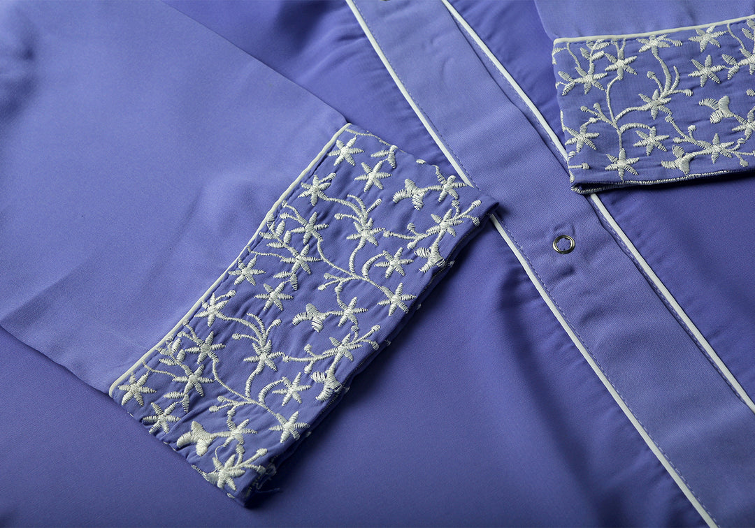 Ferozi Kids Sleeves Embroidery Abaya