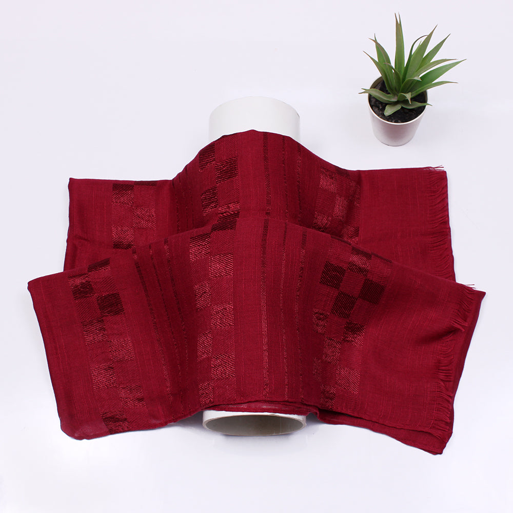 Wardah Cotton Hijab - Maroon