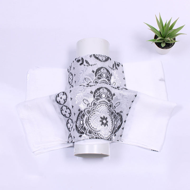 Humna Lawn Hijab - White