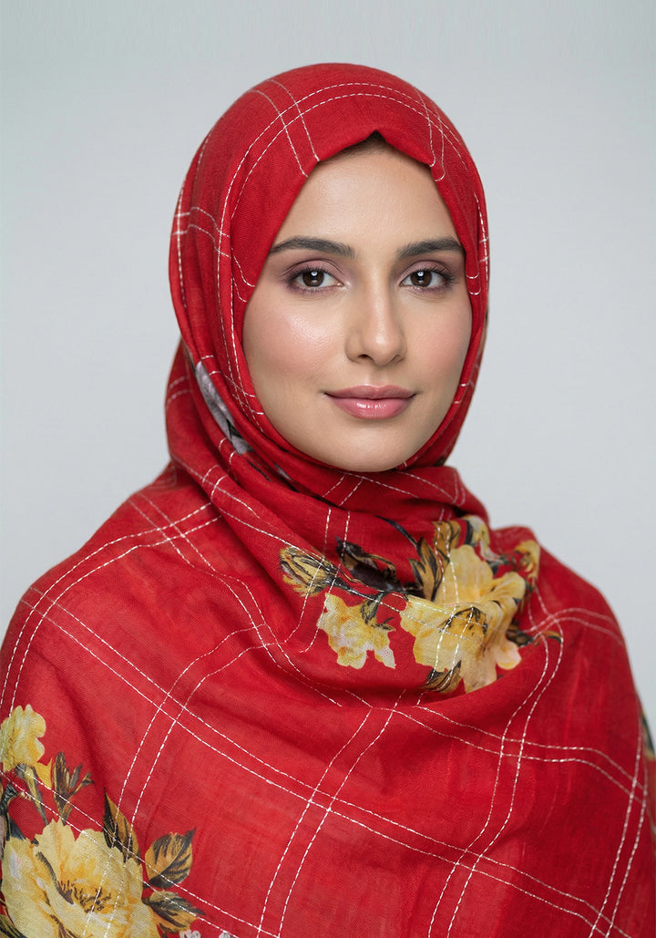 Mahnoor Hijab - red