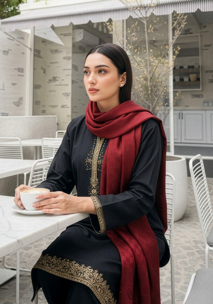 Michael Kors Pashmina Hijab - Maroon