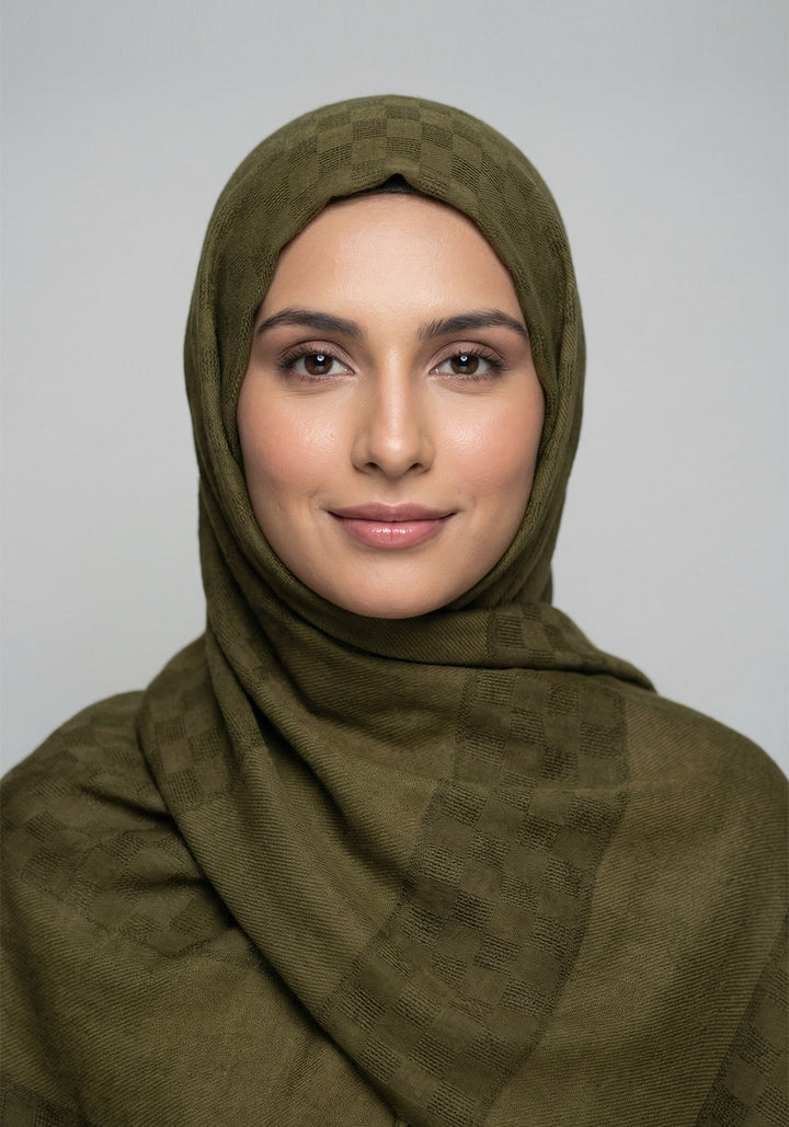 Afareen Cotton Hijab - Mehndi Brown