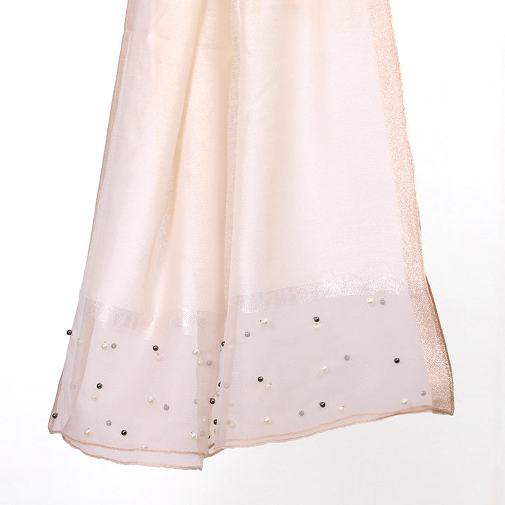 Organza Pearl Off White