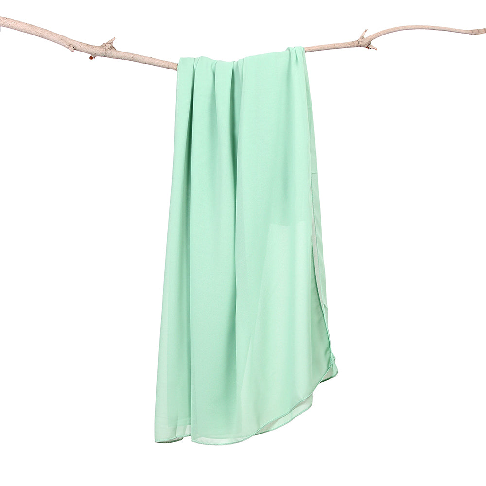 Solid Chiffon Pine Green