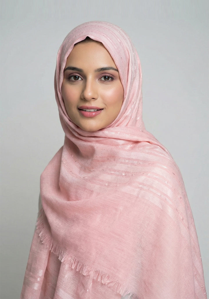 Ava Cotton Hijab - Pink