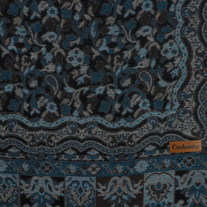 Saya Kani Pashmina Hijab - Black