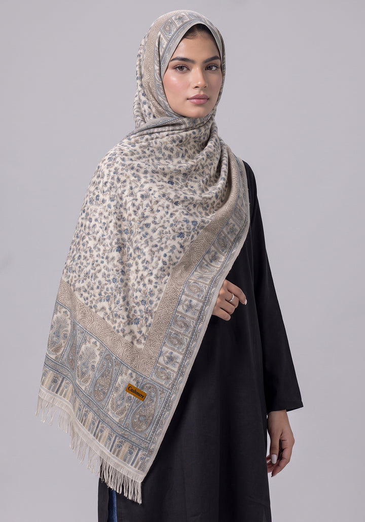 Saya Kani Pashmina Hijab - Beige