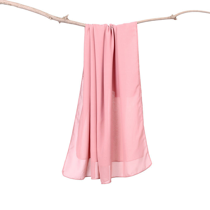 Solid Chiffon T-Pink