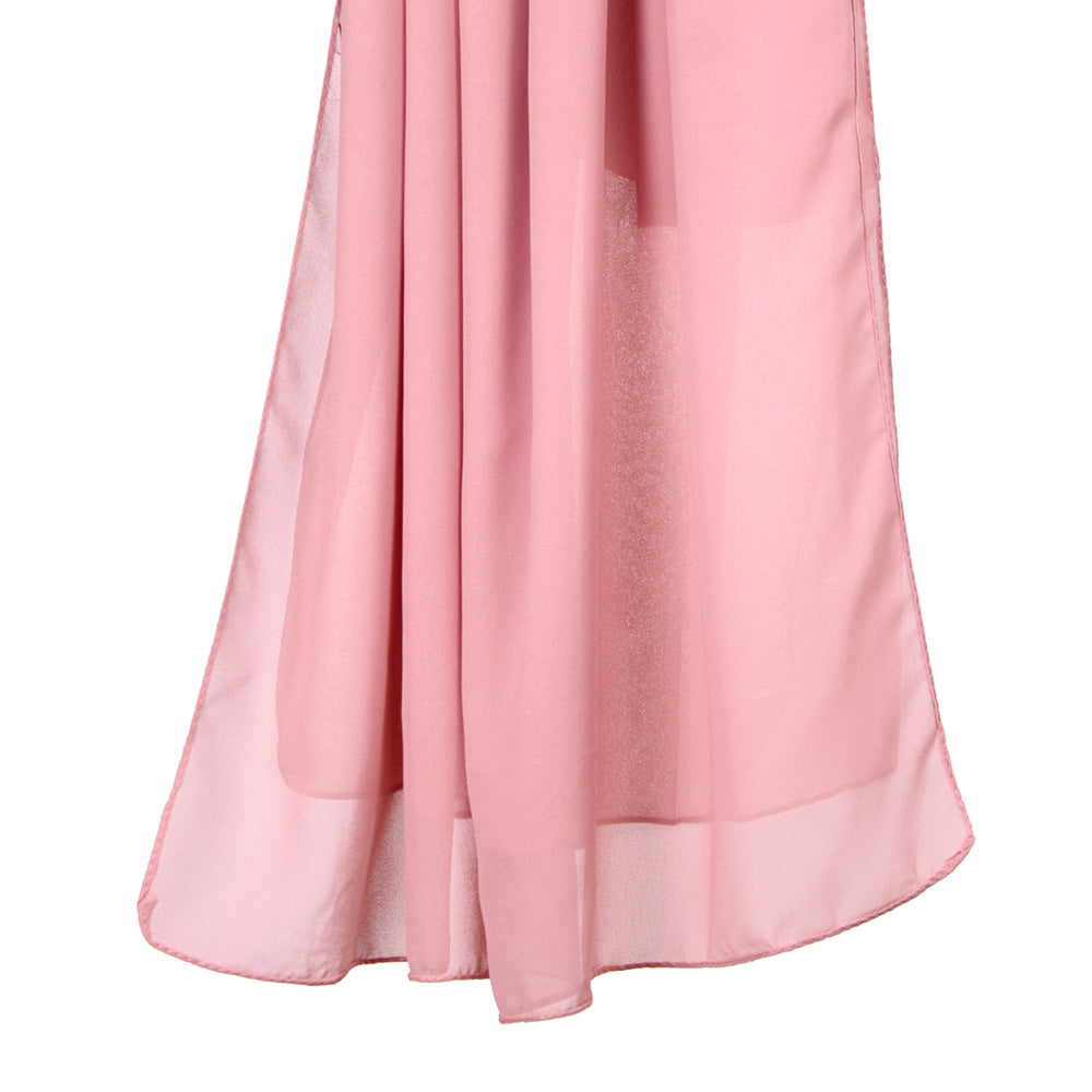 Solid Chiffon T-Pink