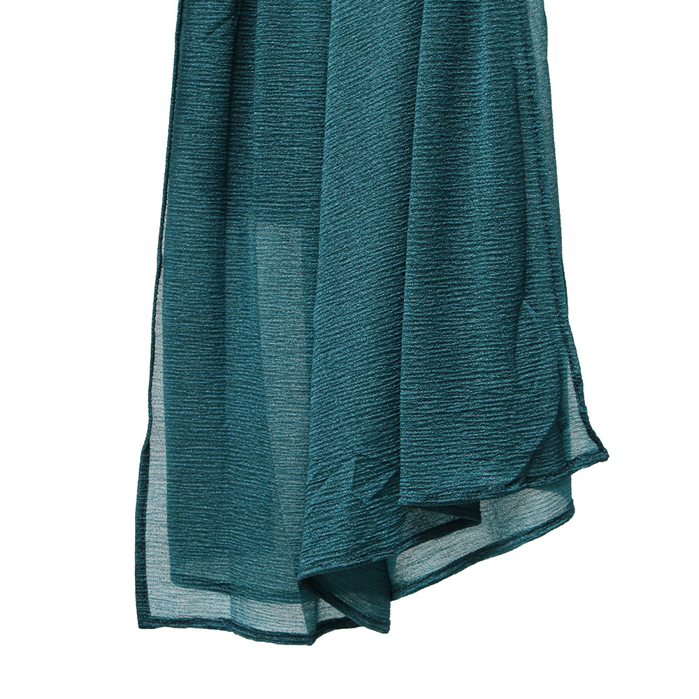 Ribbed Jersey Hijab Teal