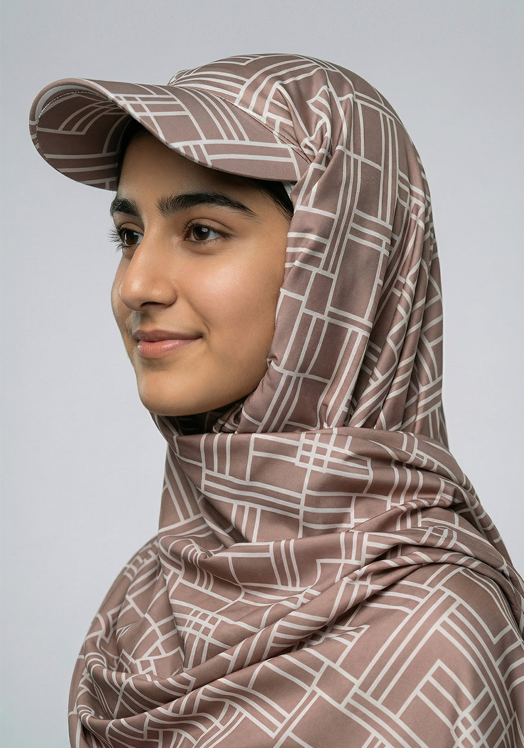 Turkish Hat Hijab - Patterned - Musterd