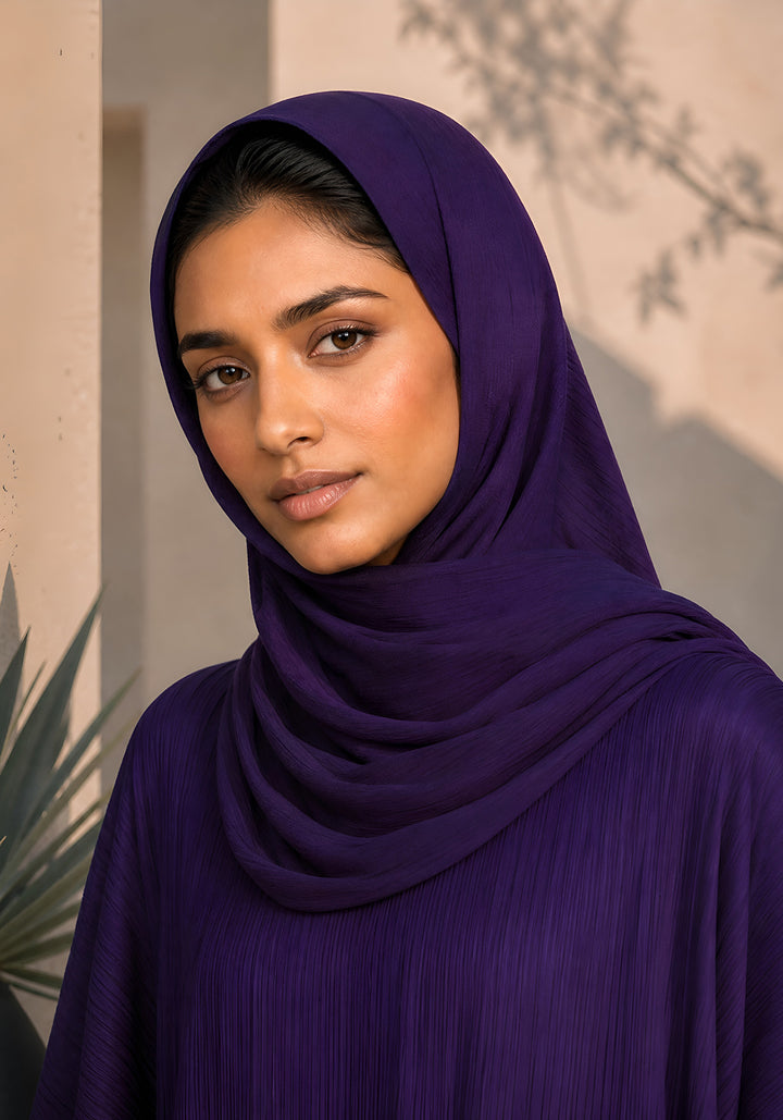 Purple Textured Co-Ord Set