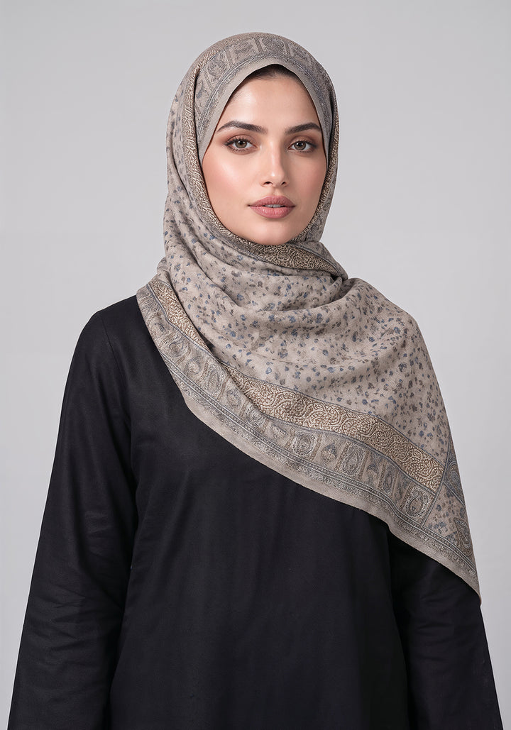 Warda Kani Pashmina Hijab - Beige