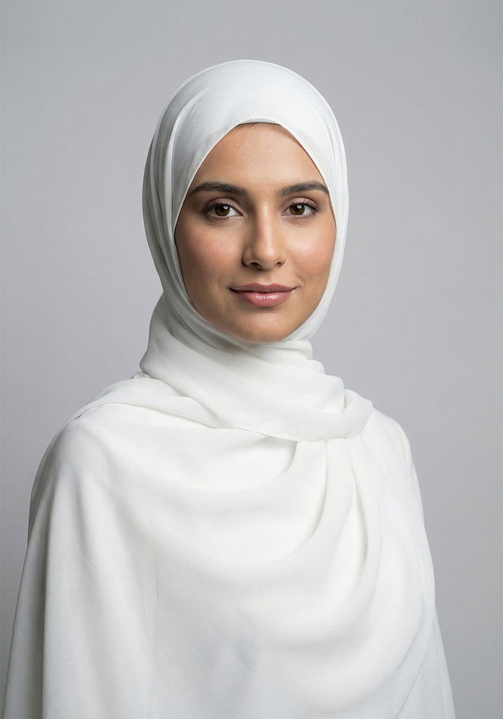 Turkish Chiffon-White