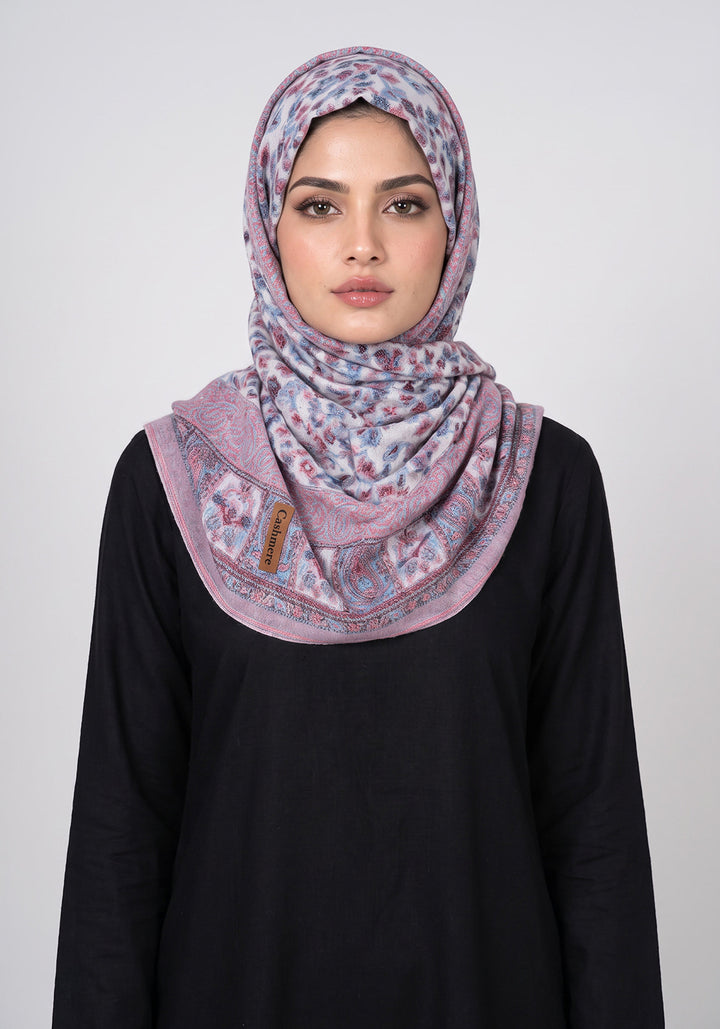 Warda Kani Pashmina Hijab - White
