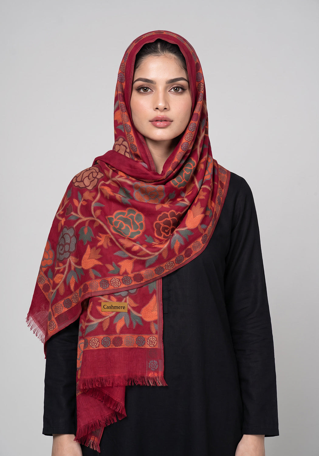 Sapphire Kani Pashmina Hijab - Magenta