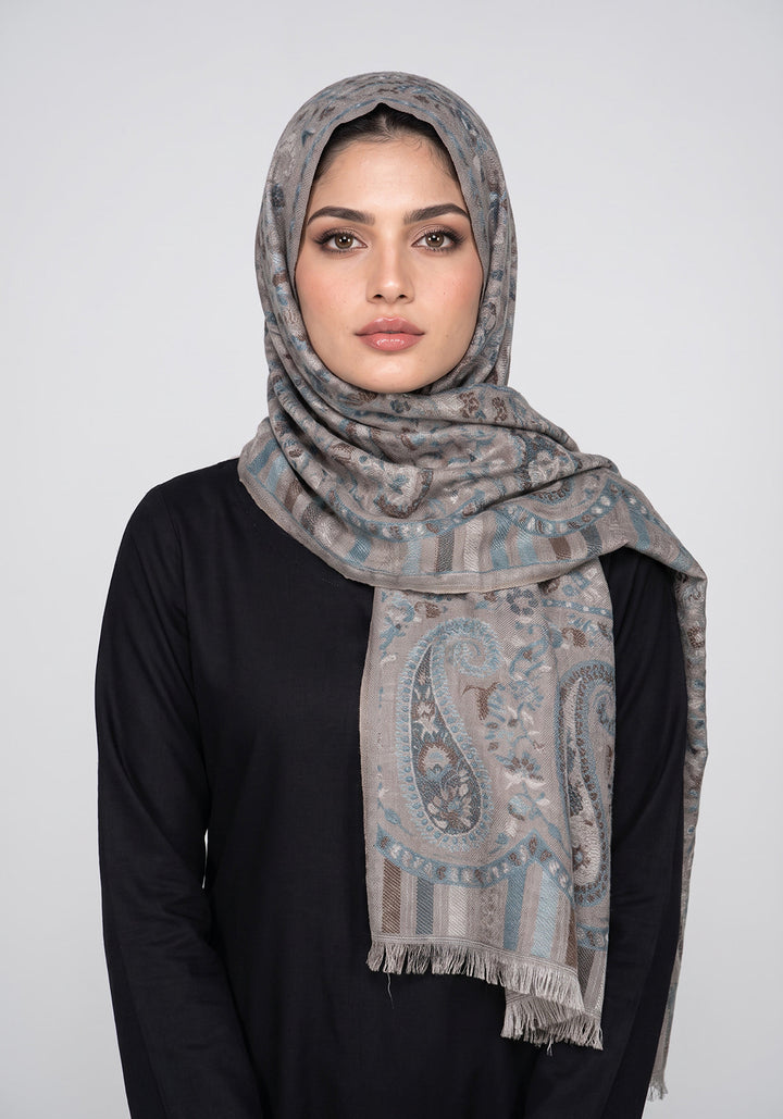 Breeze Kani Pashmina Hijab - Light Brown