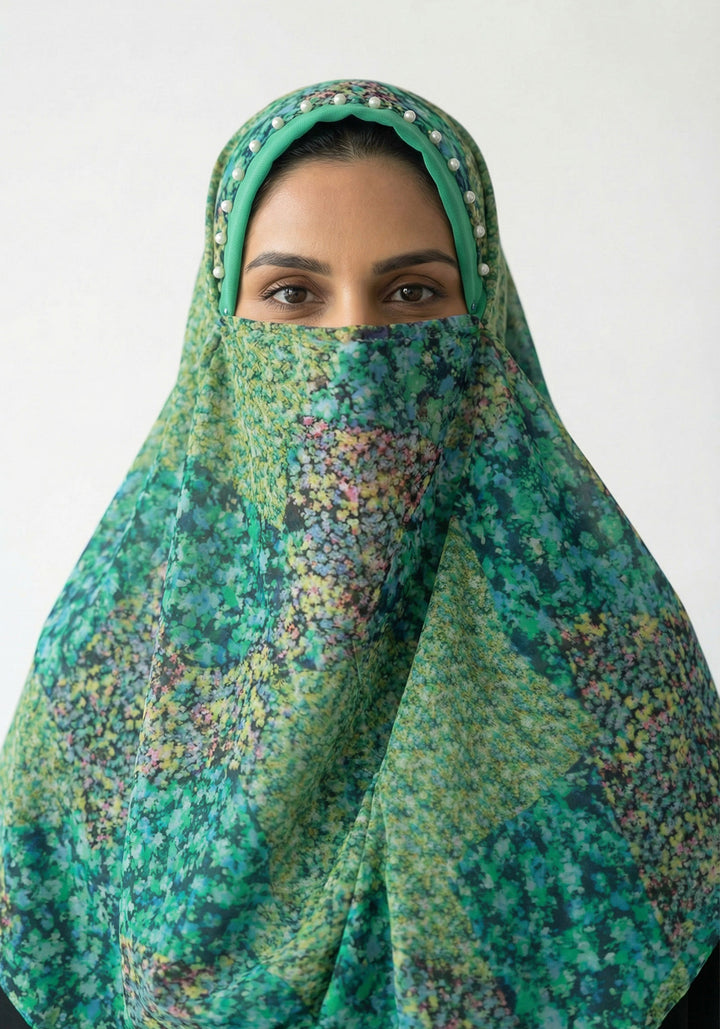 Makhana Double Layered (Green Printed)