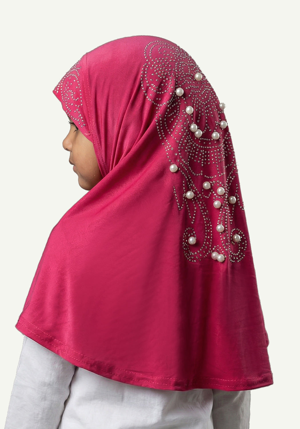 Kids Makhna Pearls - Pink