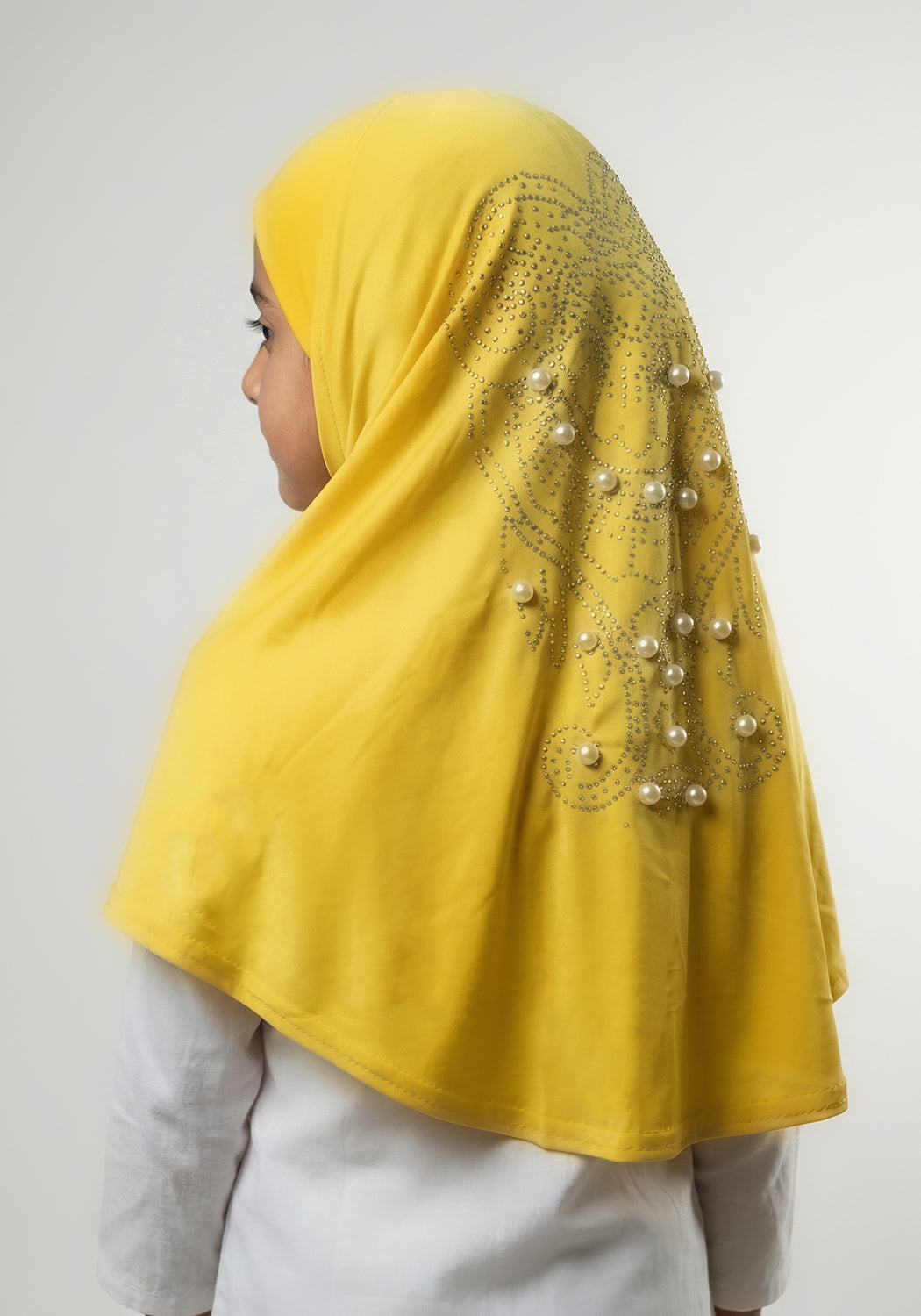 Kids Makhna Pearls - Yellow
