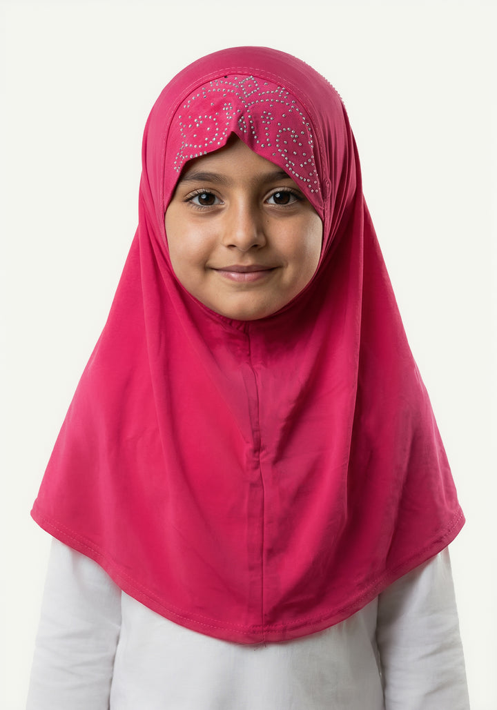 Kids Makhna Pearls - Pink