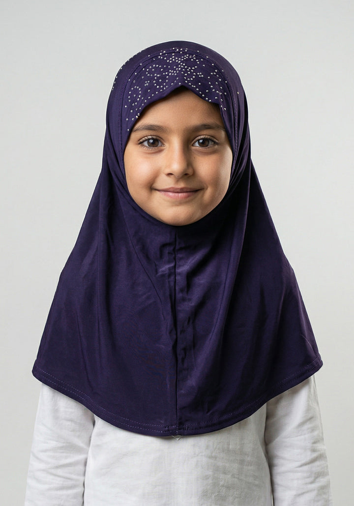 Kids Makhna Pearls - Purple